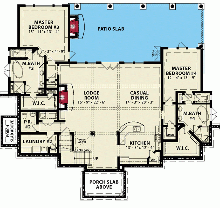 House Plan Two Master Bedrooms House Plan Two Master Bedrooms