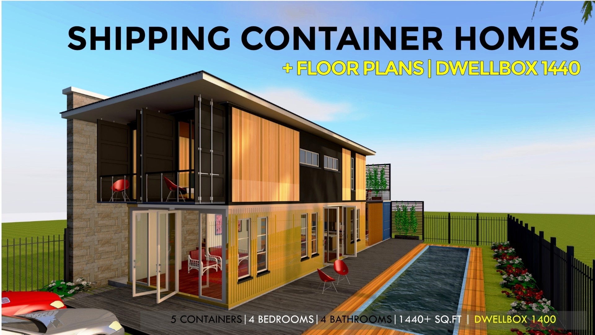 DWELLBOX 1400 Shipping Container Homes Floor Plans DWELLBOX 1400 Shipping Container Homes Floor Plans