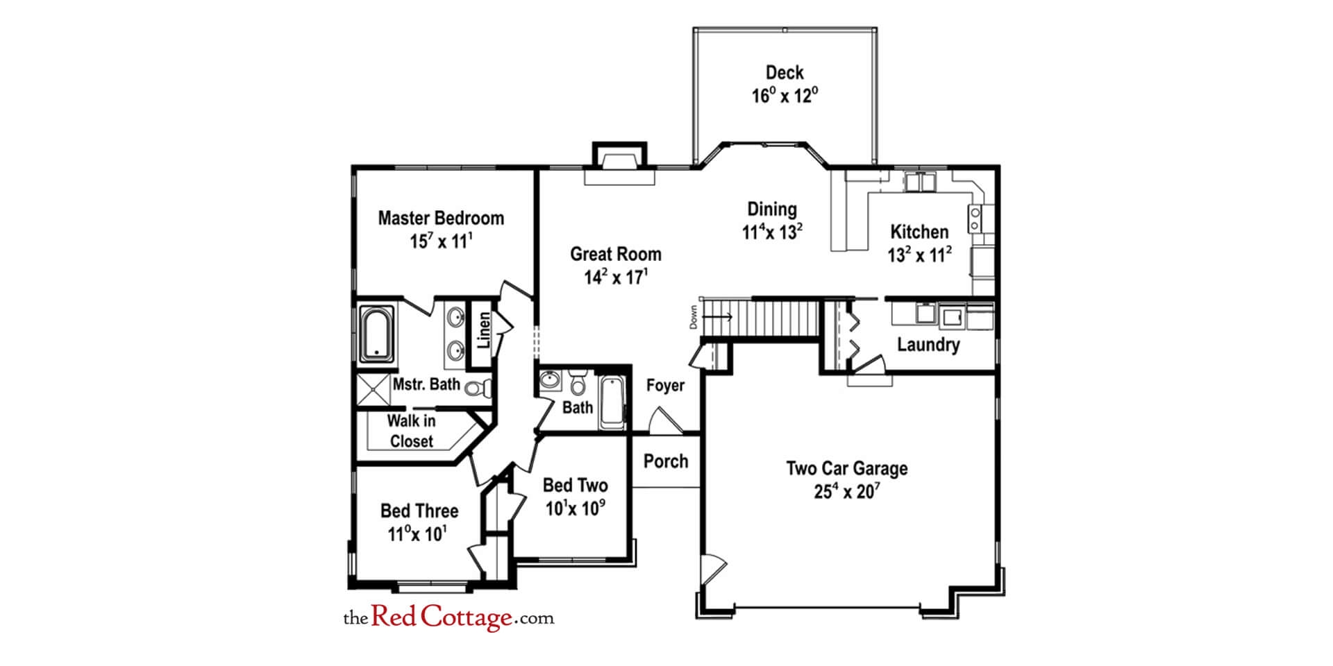 Efficient 3 Bedroom House Plans The Red Cottage Efficient 3 Bedroom House Plans The Red Cottage