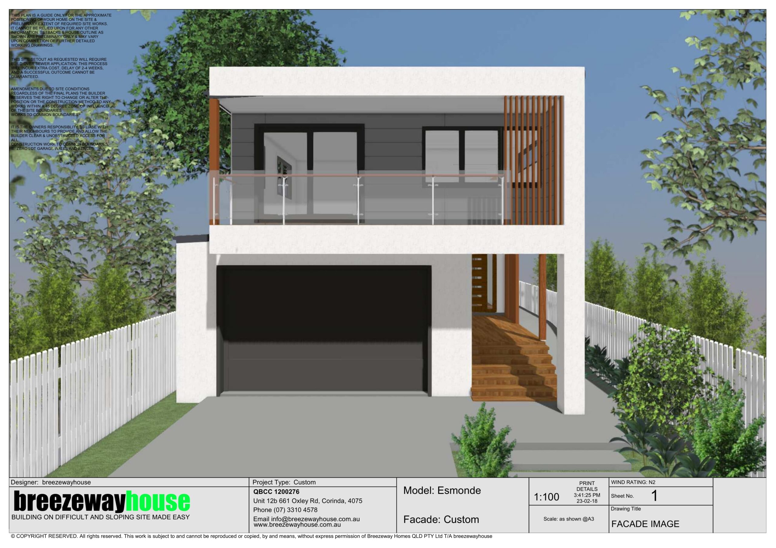 Esmonde Home Design Brisbane Breezeway House