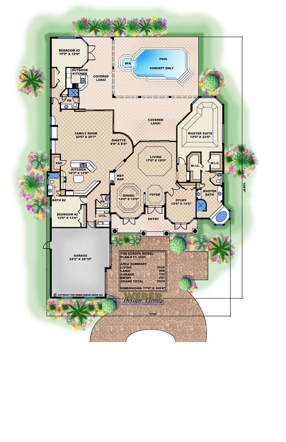 Europa House Plan Weber Design Group Naples FL Europa House Plan Weber Design Group Naples FL