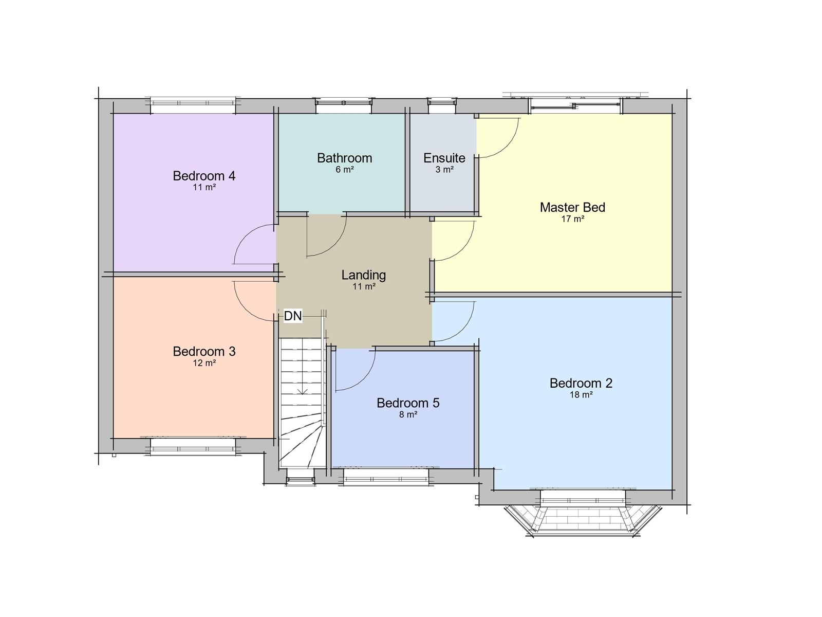 Five Bedroom House Design The Bridstow Houseplansdirect