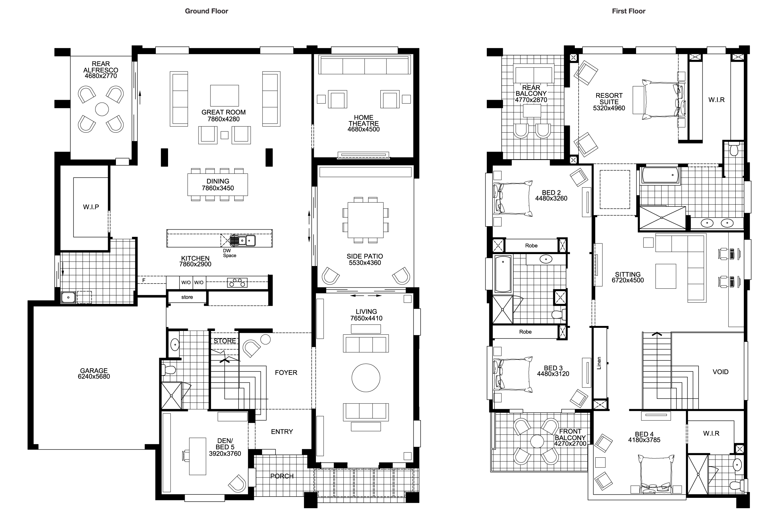 Floor Plan Friday BIG Double Storey With 5 Bedrooms