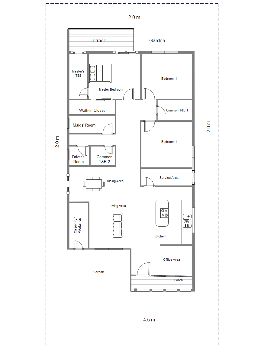 Shallow House Plans 2 Bedroom Shallow House Plans 2 Bedroom