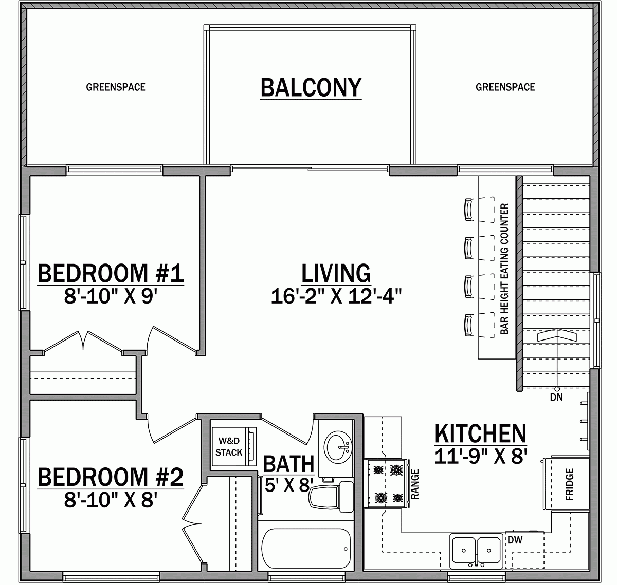Garage Living Plan 83333 Traditional Style With 645 Sq Ft 2 Be
