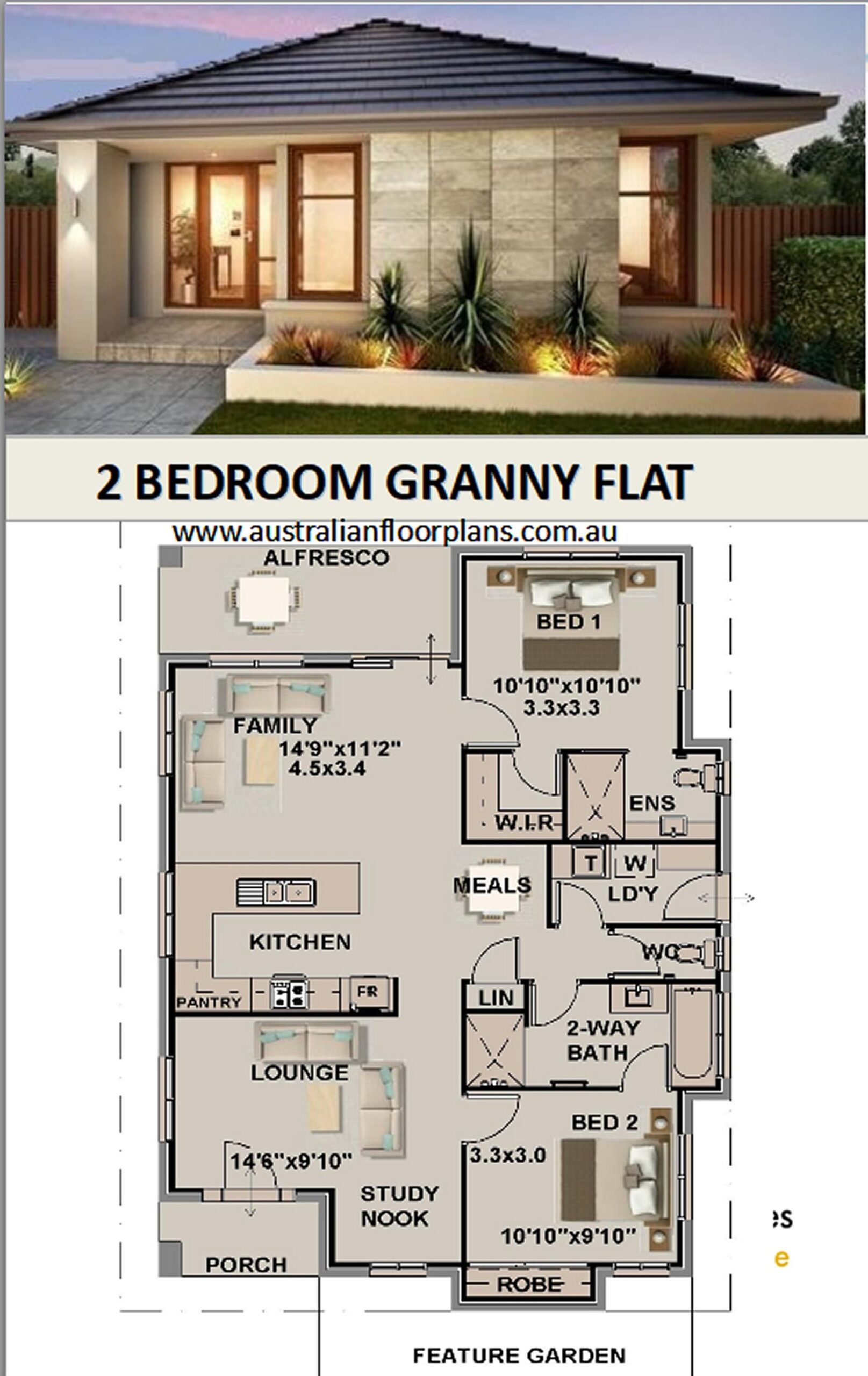 2 Bedroom Flat House Plan 2 Bedroom Flat House Plan