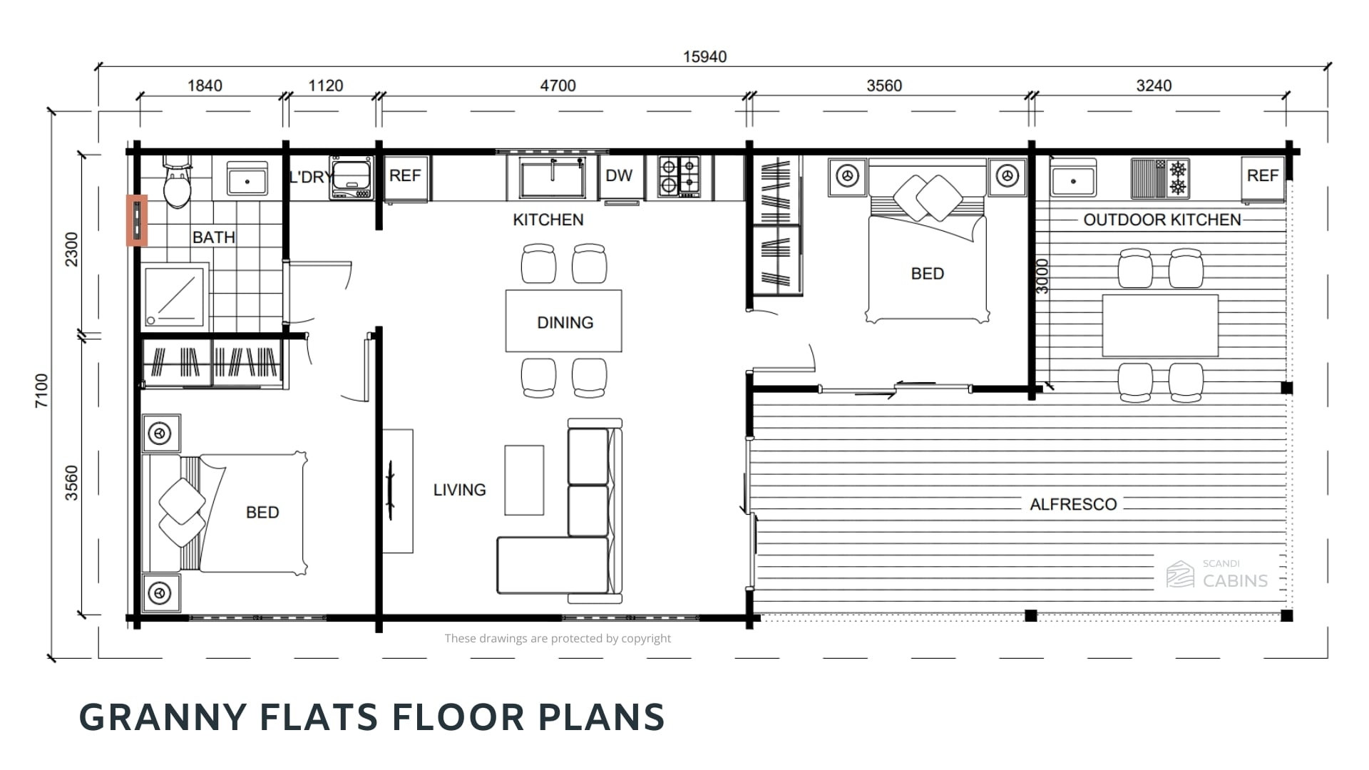 Granny Flat Floor Plans Scandi Cabins