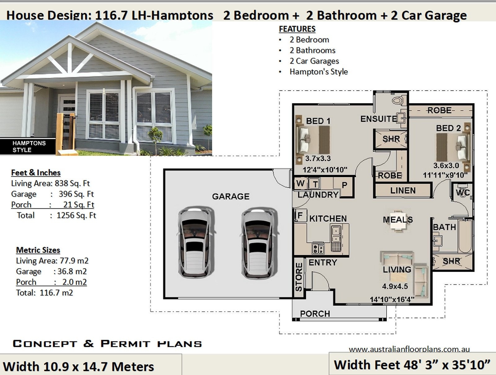 2 Bedroom Australian House Plans 2 Bedroom Australian House Plans