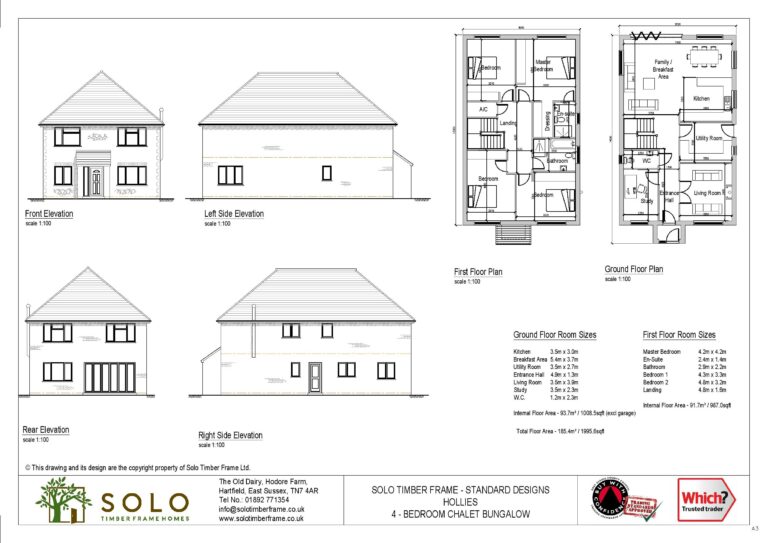 Hollies 4 Bedroom House Design Designs Solo Timber Frame Homes