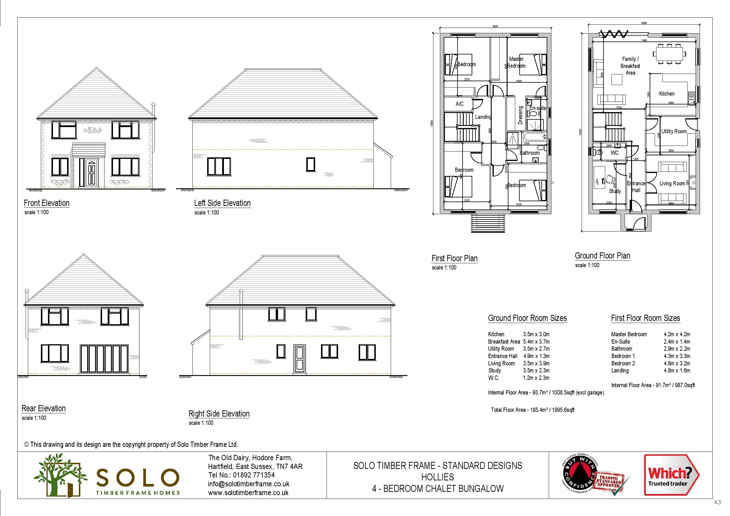 Hollies 4 Bedroom House Design Designs Solo Timber Frame Homes
