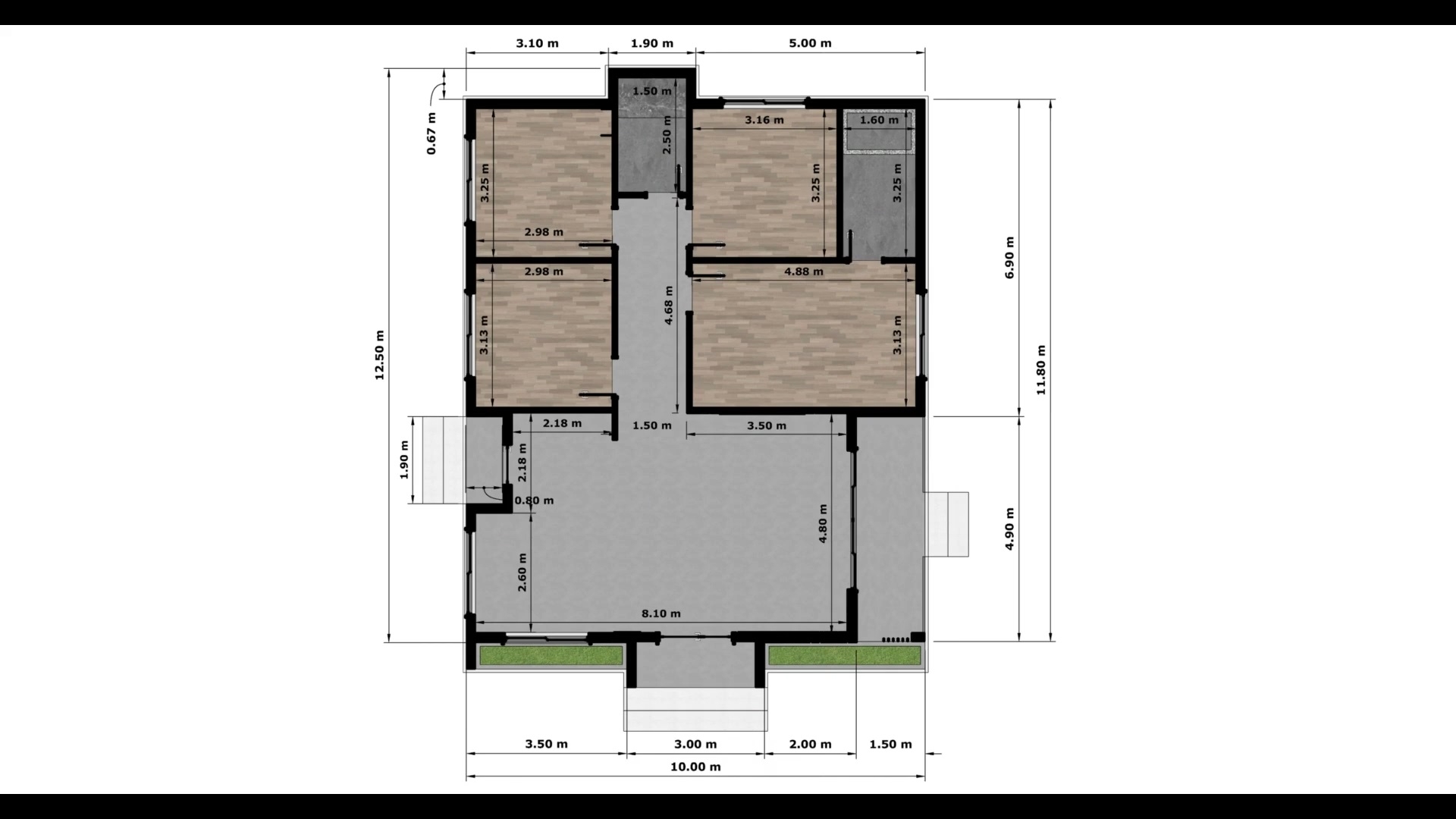 Four Bedroom House Floor Plan Autocad Four Bedroom House Floor Plan Autocad