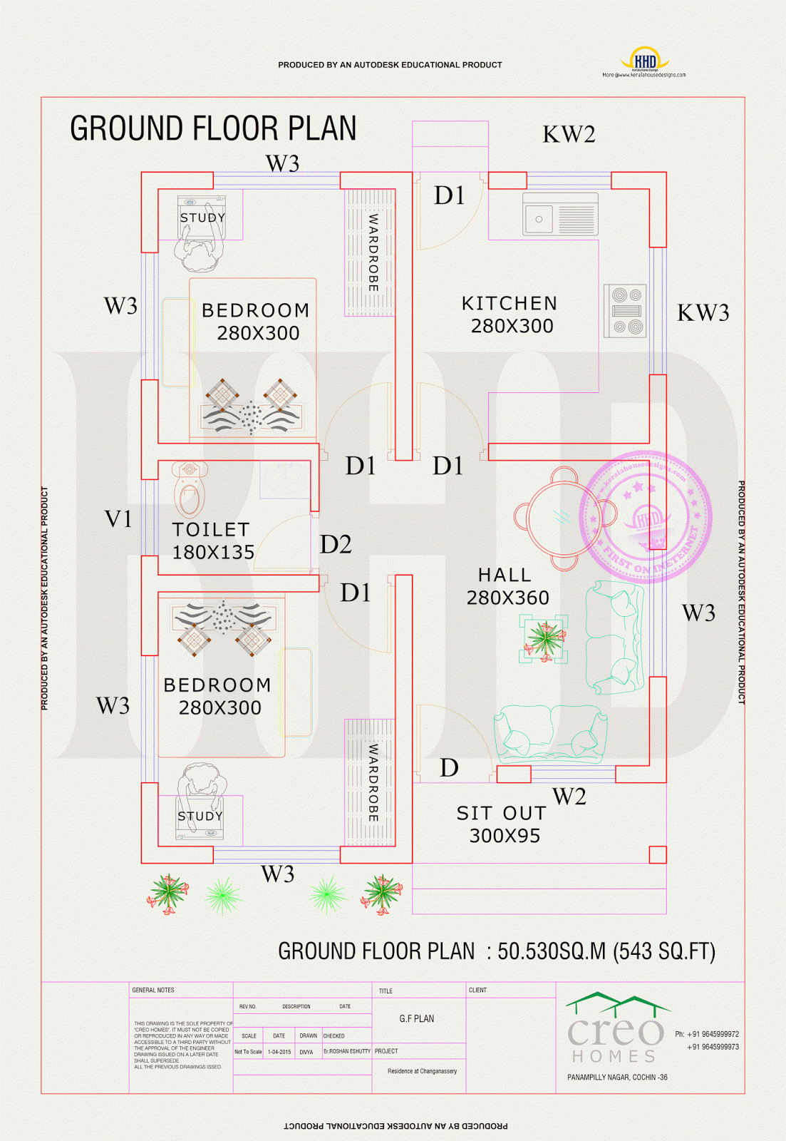 Free 3 Bedroom House Plans+Kerala Free 3 Bedroom House Plans+Kerala