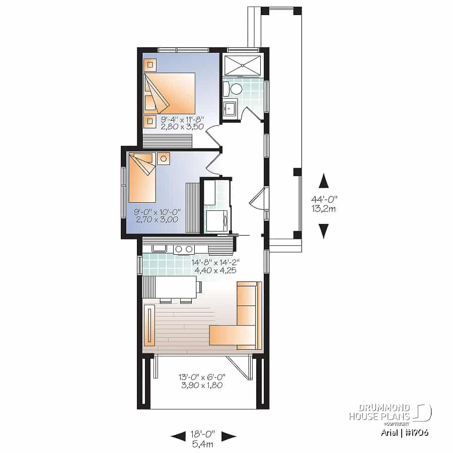 House Plan 2 Bedrooms 1 Bathrooms 1906 Drummond House Plans House Plan 2 Bedrooms 1 Bathrooms 1906 Drummond House Plans