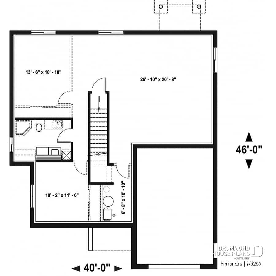 House Plan 2 Bedrooms 1 Bathrooms Garage 3289 Drummond House Plans House Plan 2 Bedrooms 1 Bathrooms Garage 3289 Drummond House Plans