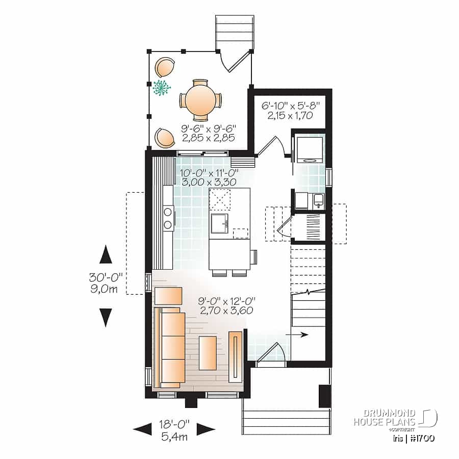 Small House Plan 3 Bedroom