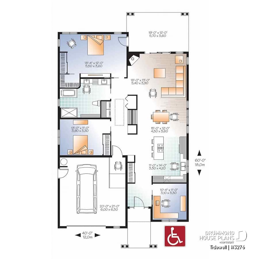 House Plan 3 Bedrooms 1 Bathrooms Garage 3276 Drummond House Plans House Plan 3 Bedrooms 1 Bathrooms Garage 3276 Drummond House Plans