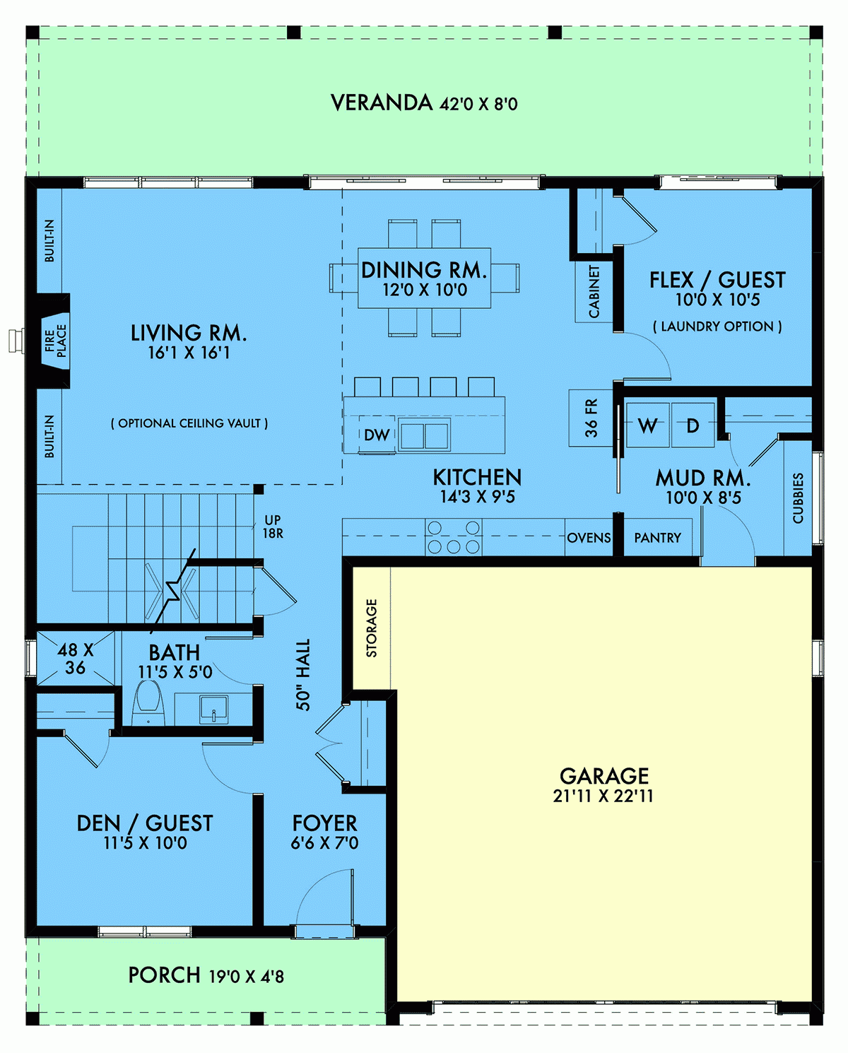 6 Bedroom House Plans One Level