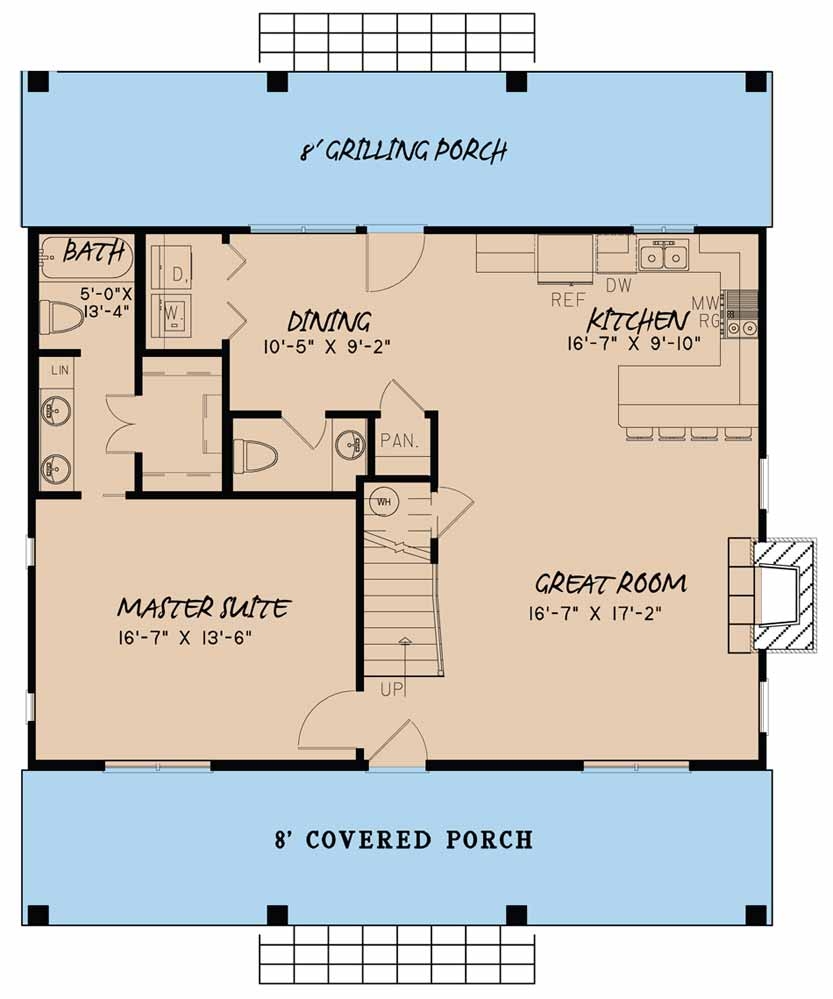 House Plan 5033 Cozy Point Rustic House Plan House Plan 5033 Cozy Point Rustic House Plan