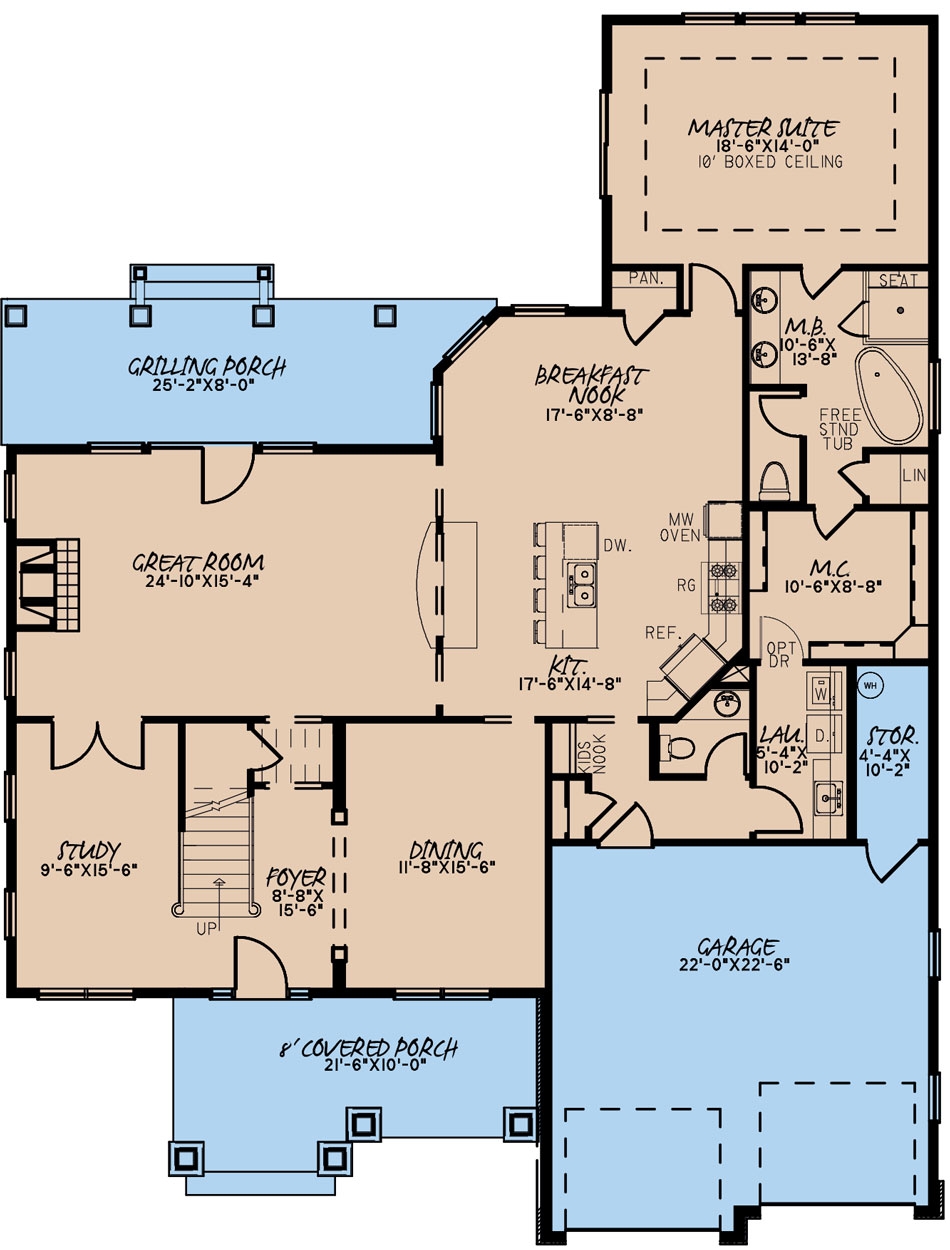 Free House Floor Plans 4 Bedrooms
