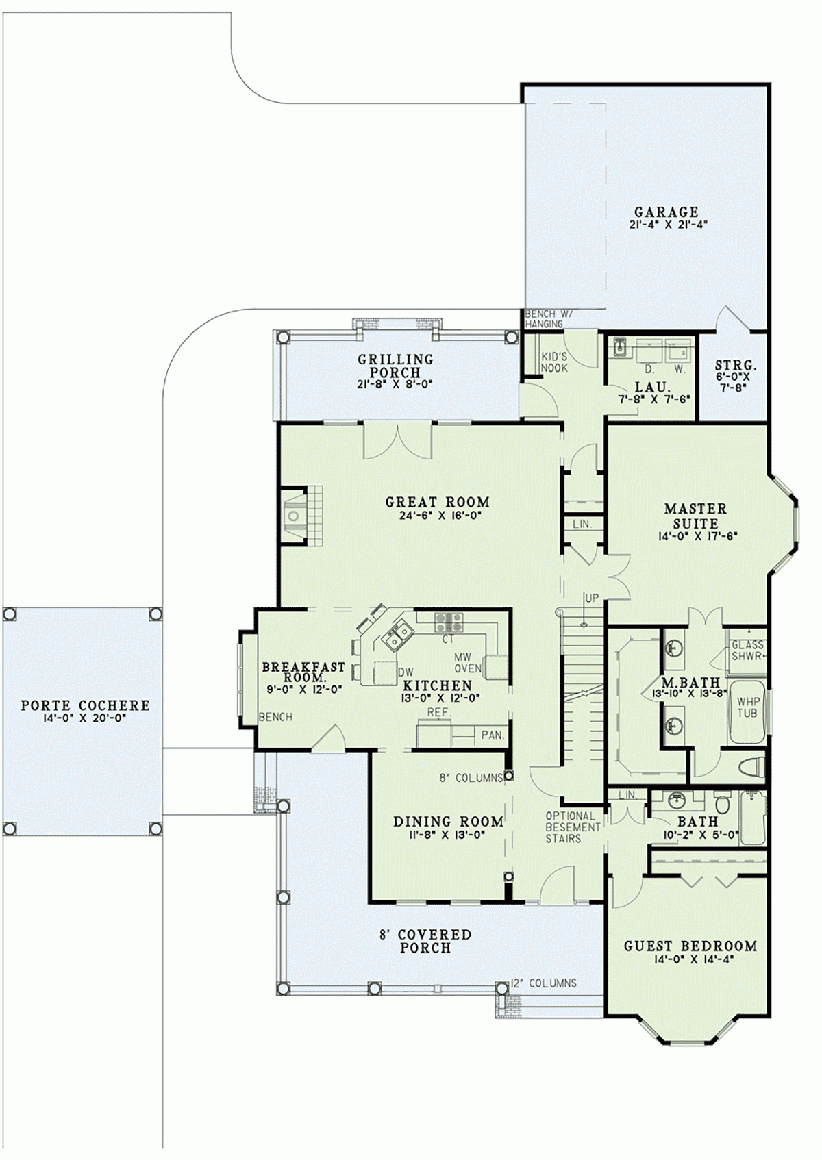 Eight Bedroom Victorian House Plans