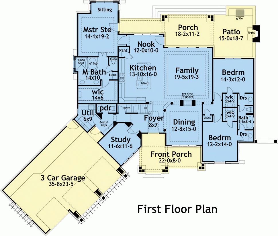 House Plan 65877 Tuscan Style With 2495 Sq Ft 3 Bed 2 Bath 1 House Plan 65877 Tuscan Style With 2495 Sq Ft 3 Bed 2 Bath 1