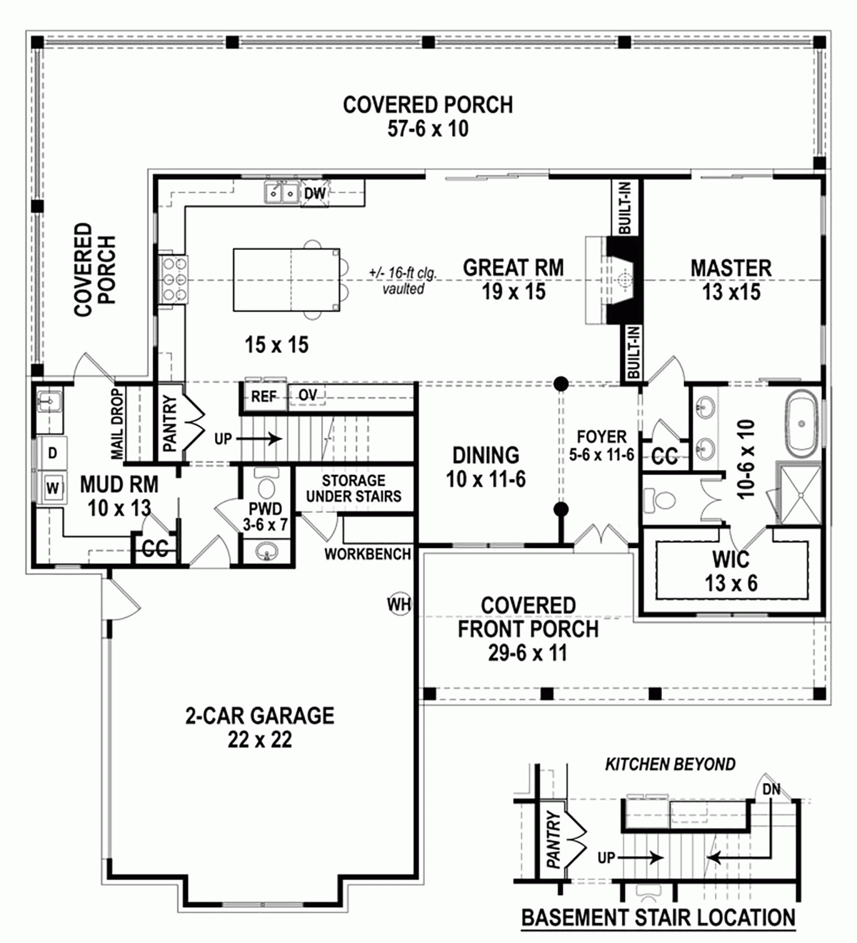 House Plan 72252 Southern Style With 1999 Sq Ft 3 Bed 3 Bath House Plan 72252 Southern Style With 1999 Sq Ft 3 Bed 3 Bath