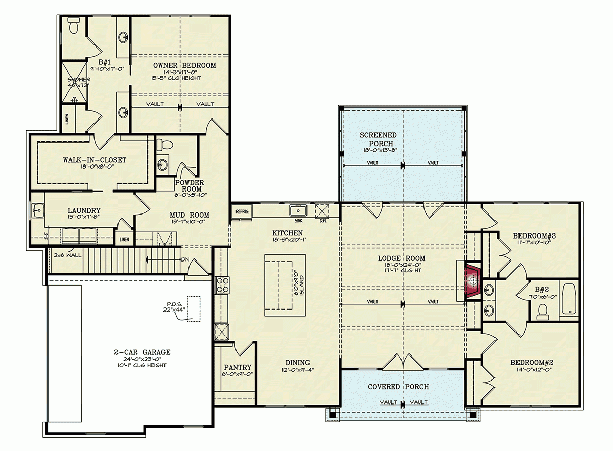 4 Bedroom Ranch House Plan 4 Bedroom Ranch House Plan