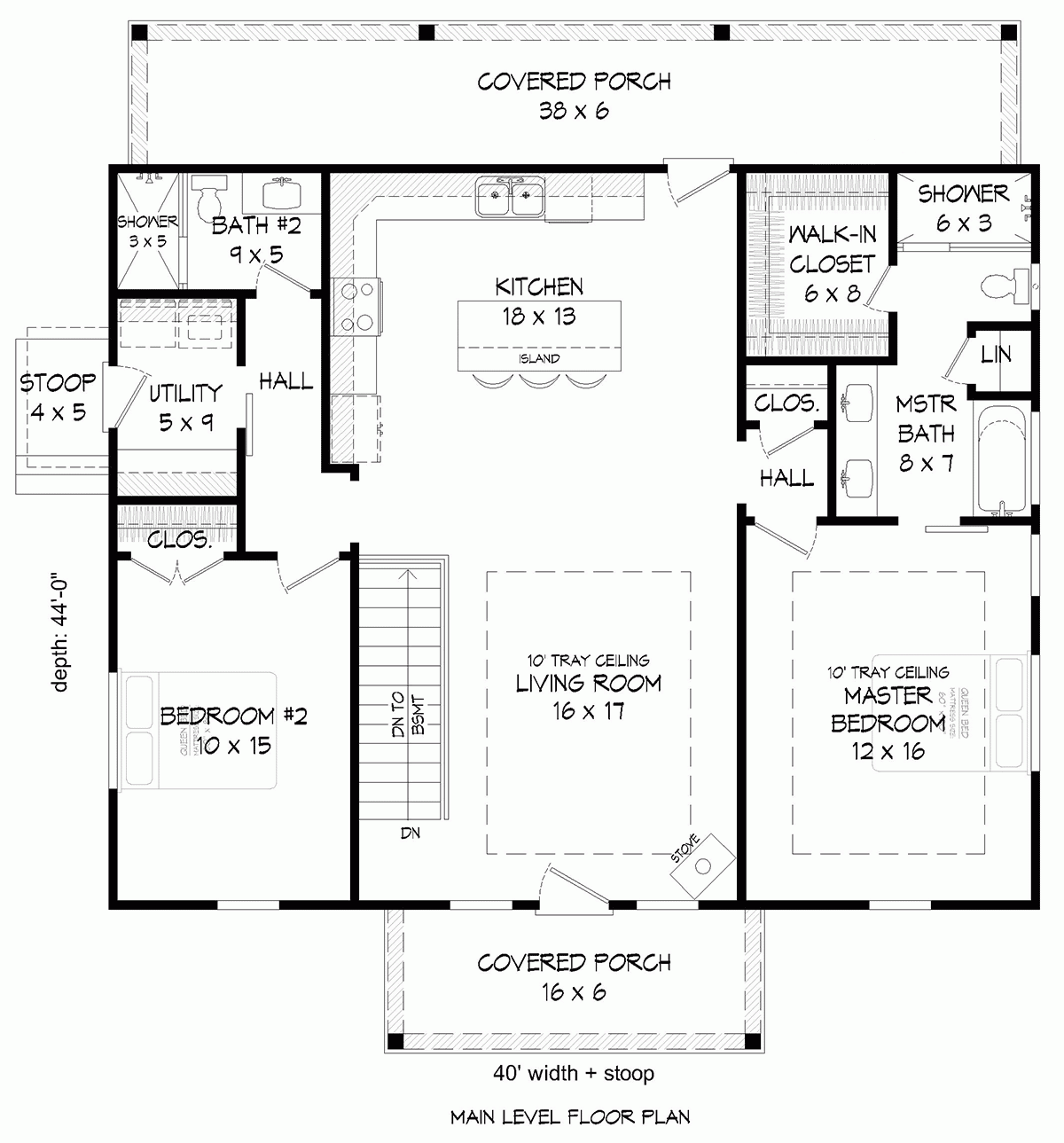 House Plan 81794 Ranch Style With 1280 Sq Ft 2 Bed 2 Bath