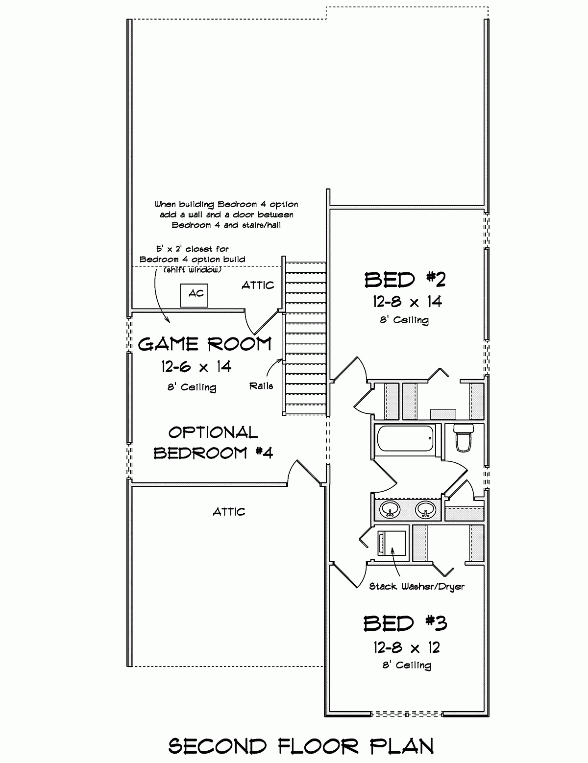 House Plan 82862 Traditional Style With 1994 Sq Ft 4 Bed 2 Ba