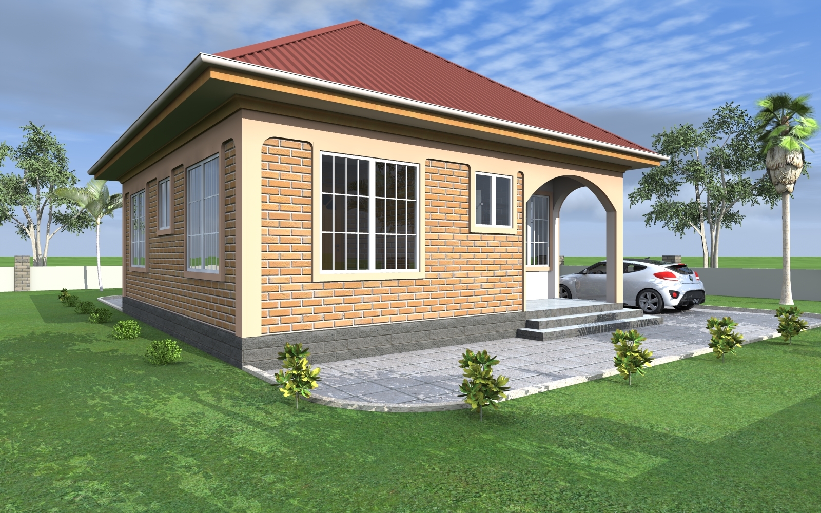 House Plan ID 17746 2 Bedrooms With 1522 757 Bricks And 58 Corrugates