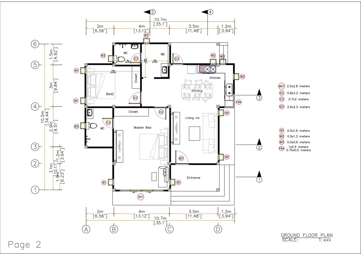 House Plan For Two Bedroom Flat House Plan For Two Bedroom Flat