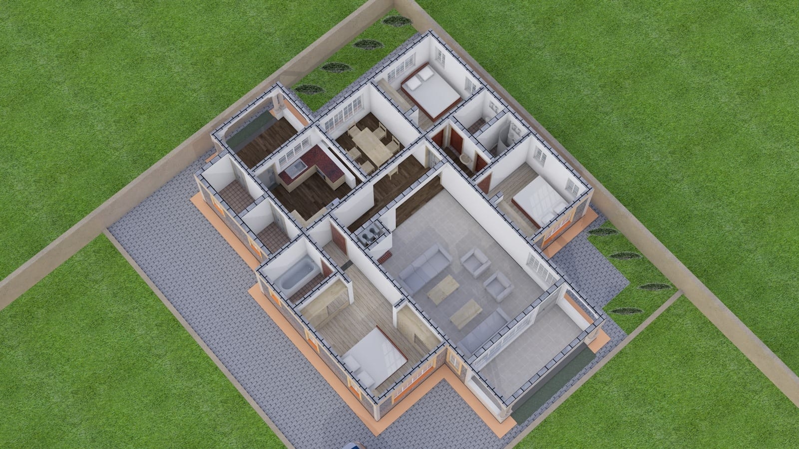 3 Bedroom House Layout Plans