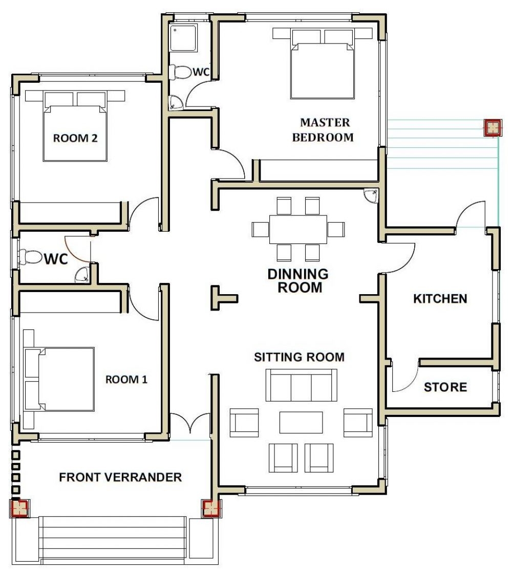 House Plans 3 Bedroom