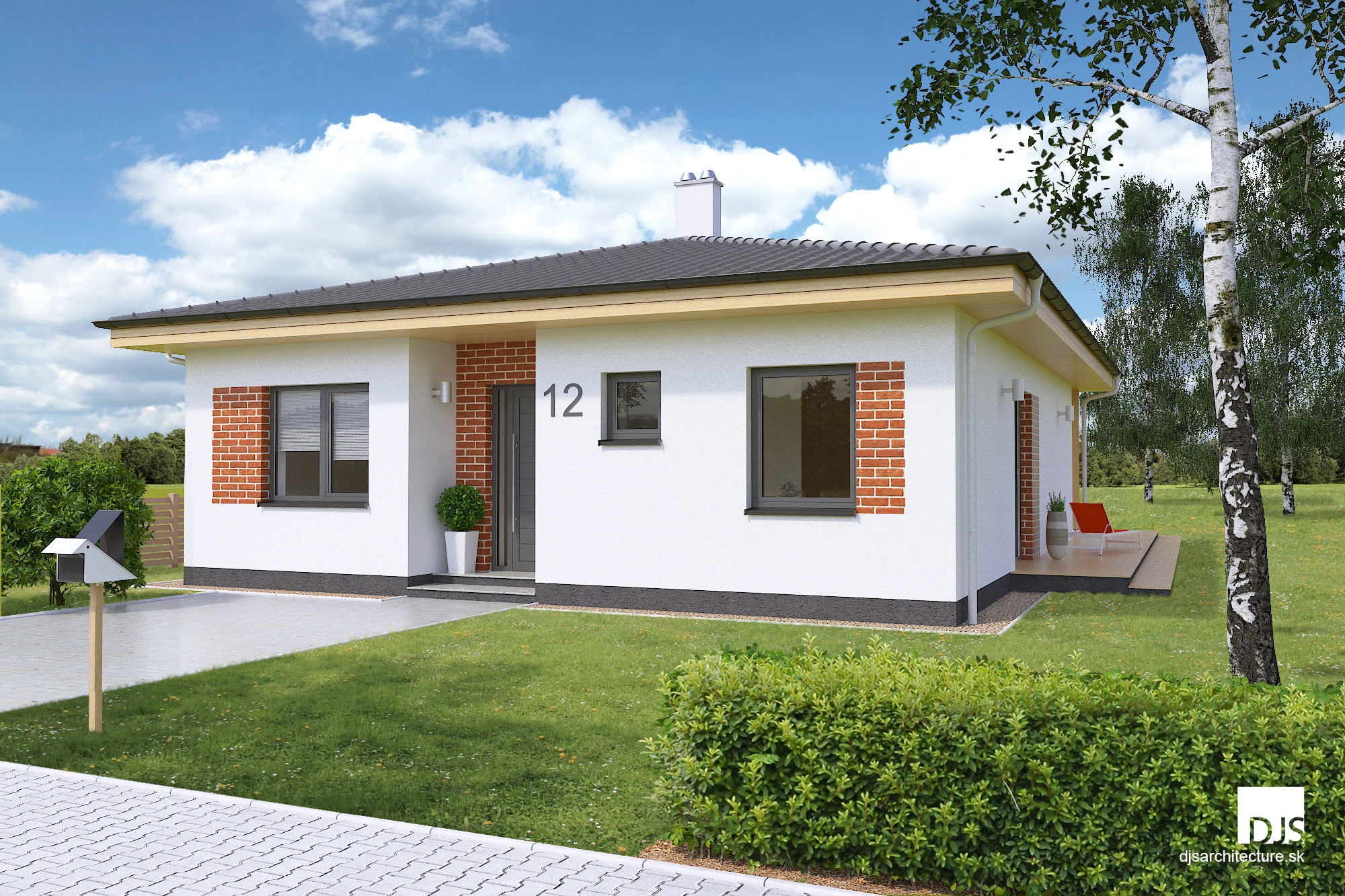 House Plans Bungalow O105 DJS Architecture House Plans Bungalow O105 DJS Architecture