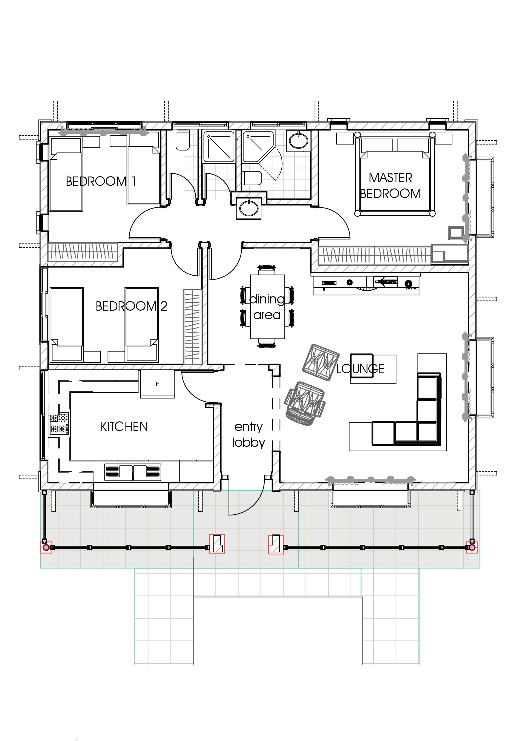 2 Master Bedroom Bungalow House Plans 2 Master Bedroom Bungalow House Plans