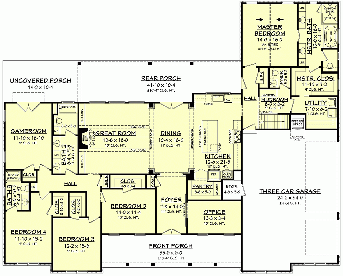 House Plans With Home Office Spaces House Plans With Home Office Spaces