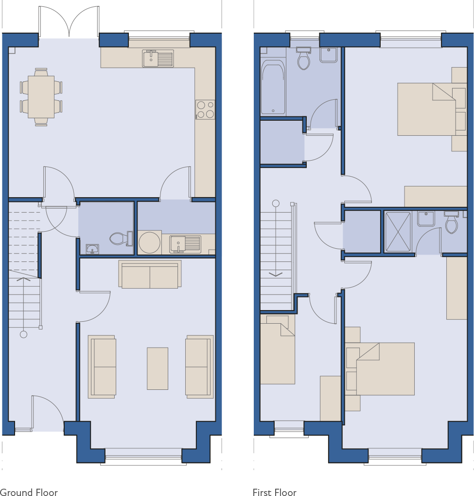 House Type A 3 Bedroom Kilternan Wood House Type A 3 Bedroom Kilternan Wood