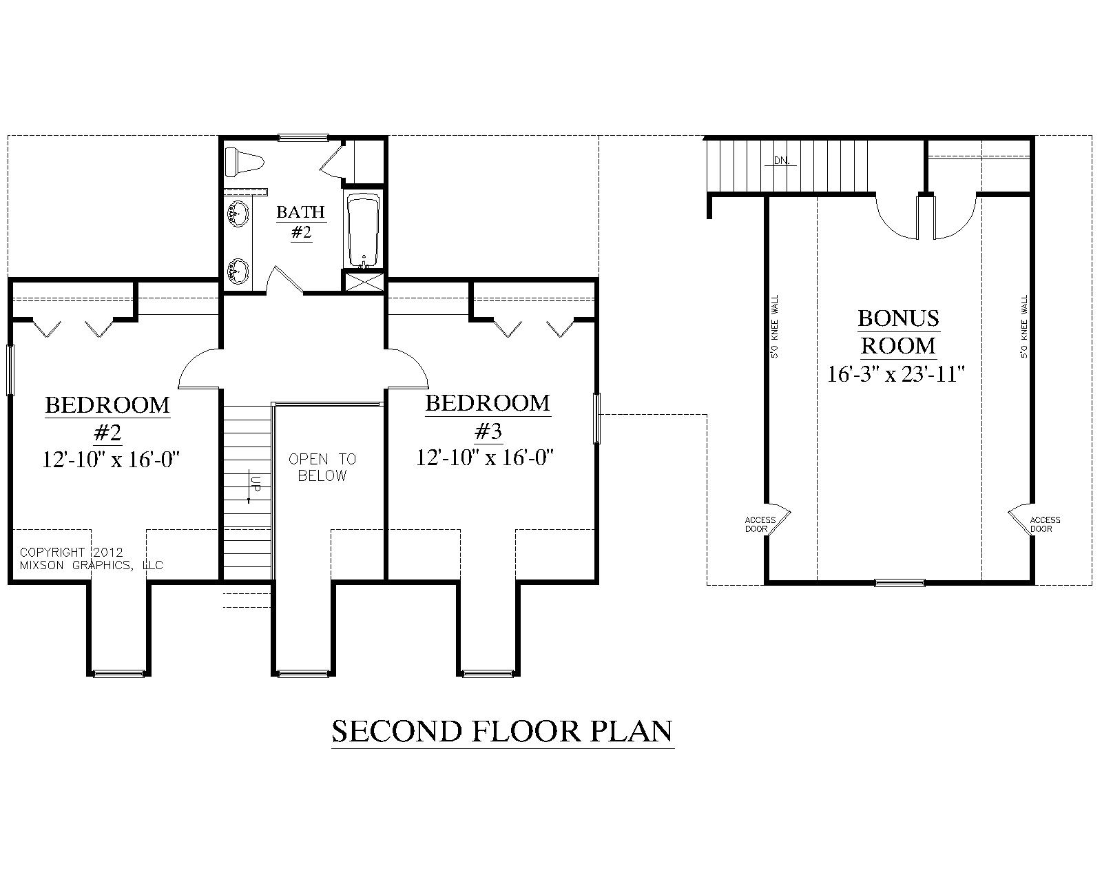 Houseplans BIZ Plan 2109 C The MAYFIELD Houseplans BIZ Plan 2109 C The MAYFIELD