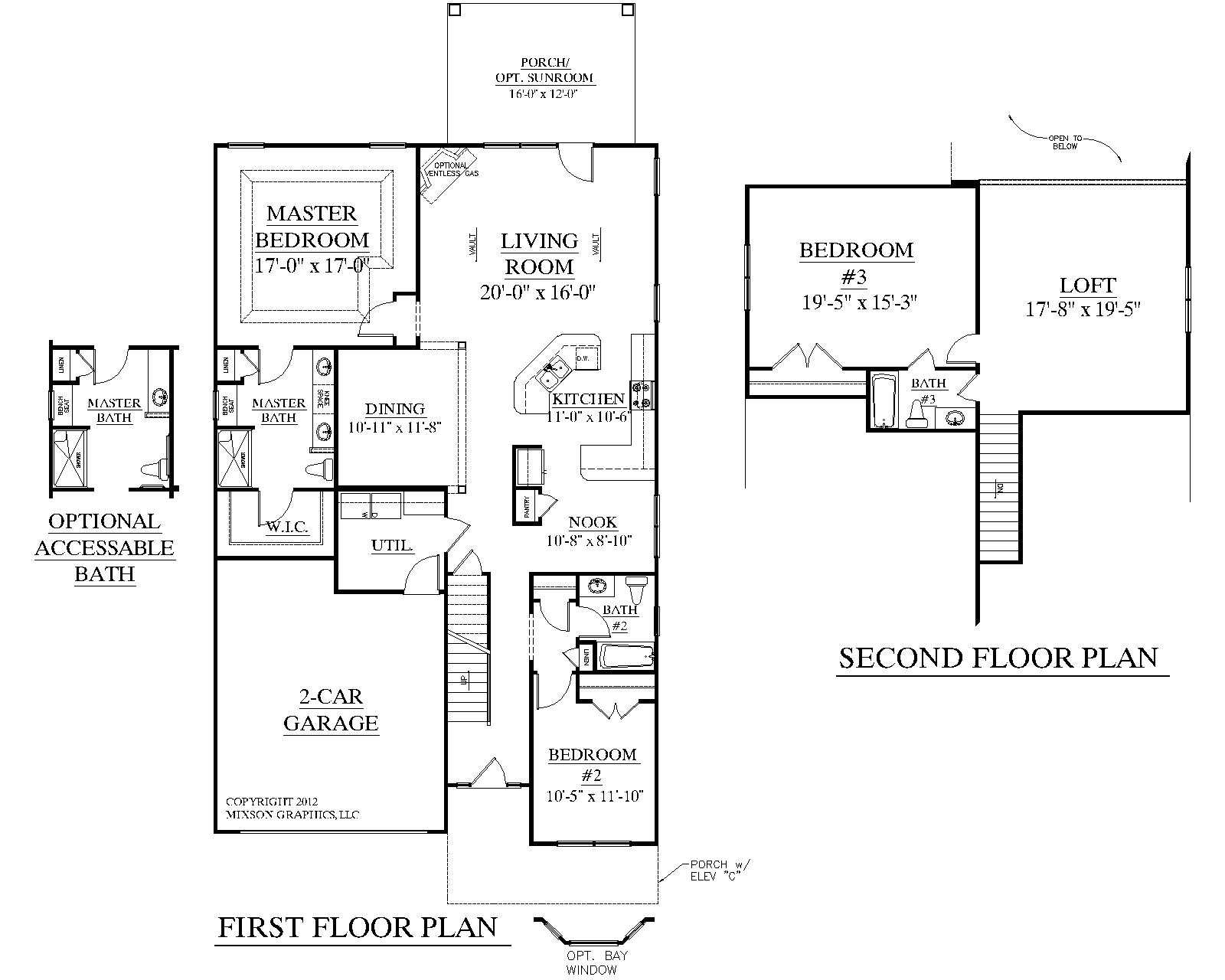 Houseplans BIZ Plan 2545 A The ENGLEWOOD 