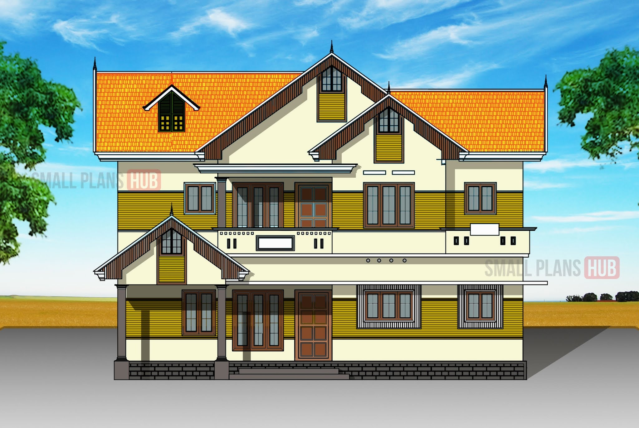 Four Bedroom House Plans Kerala Style Four Bedroom House Plans Kerala Style