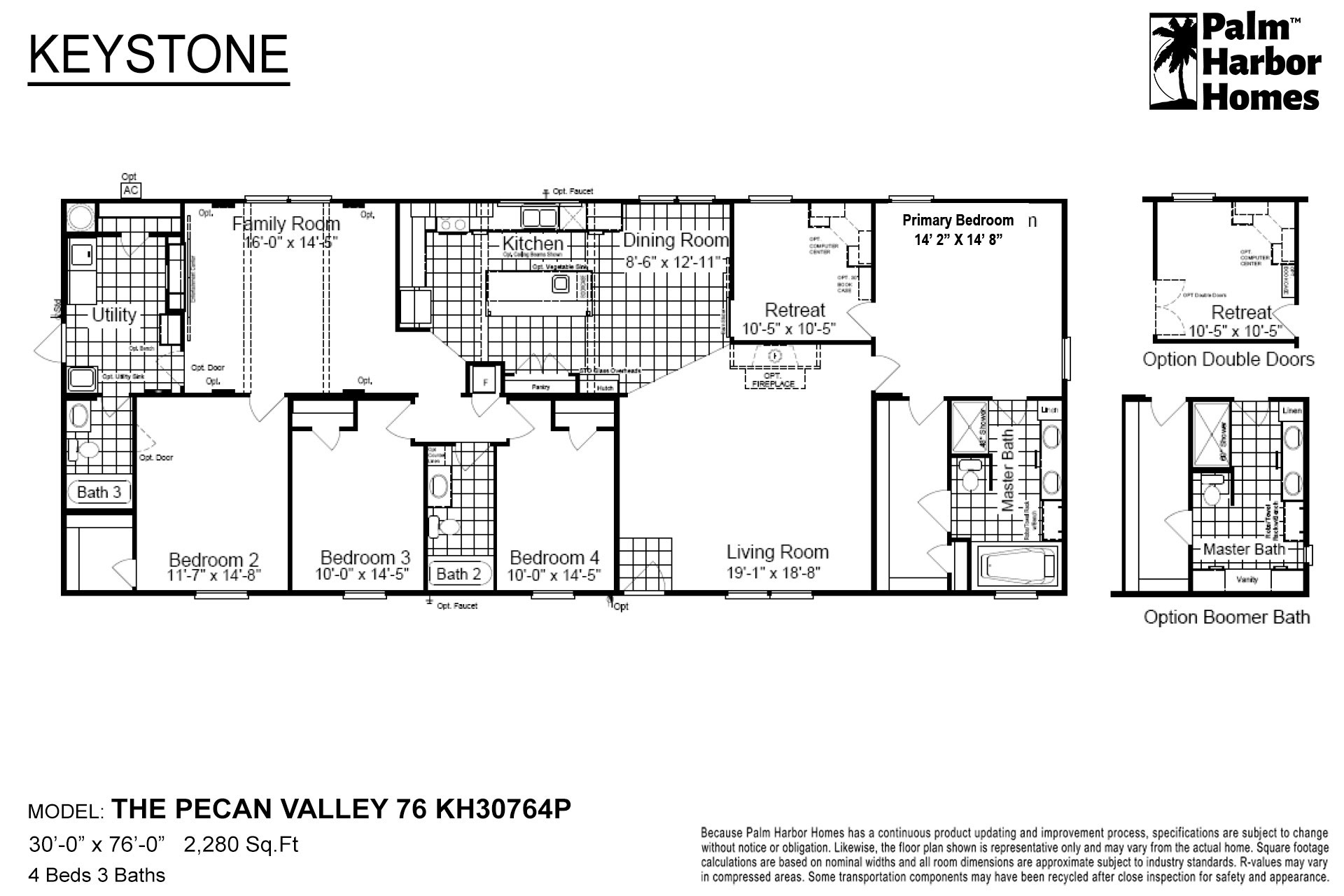 Keystone The Pecan Valley 76 KH30764P By Palm Harbor Homes RMHA Keystone The Pecan Valley 76 KH30764P By Palm Harbor Homes RMHA
