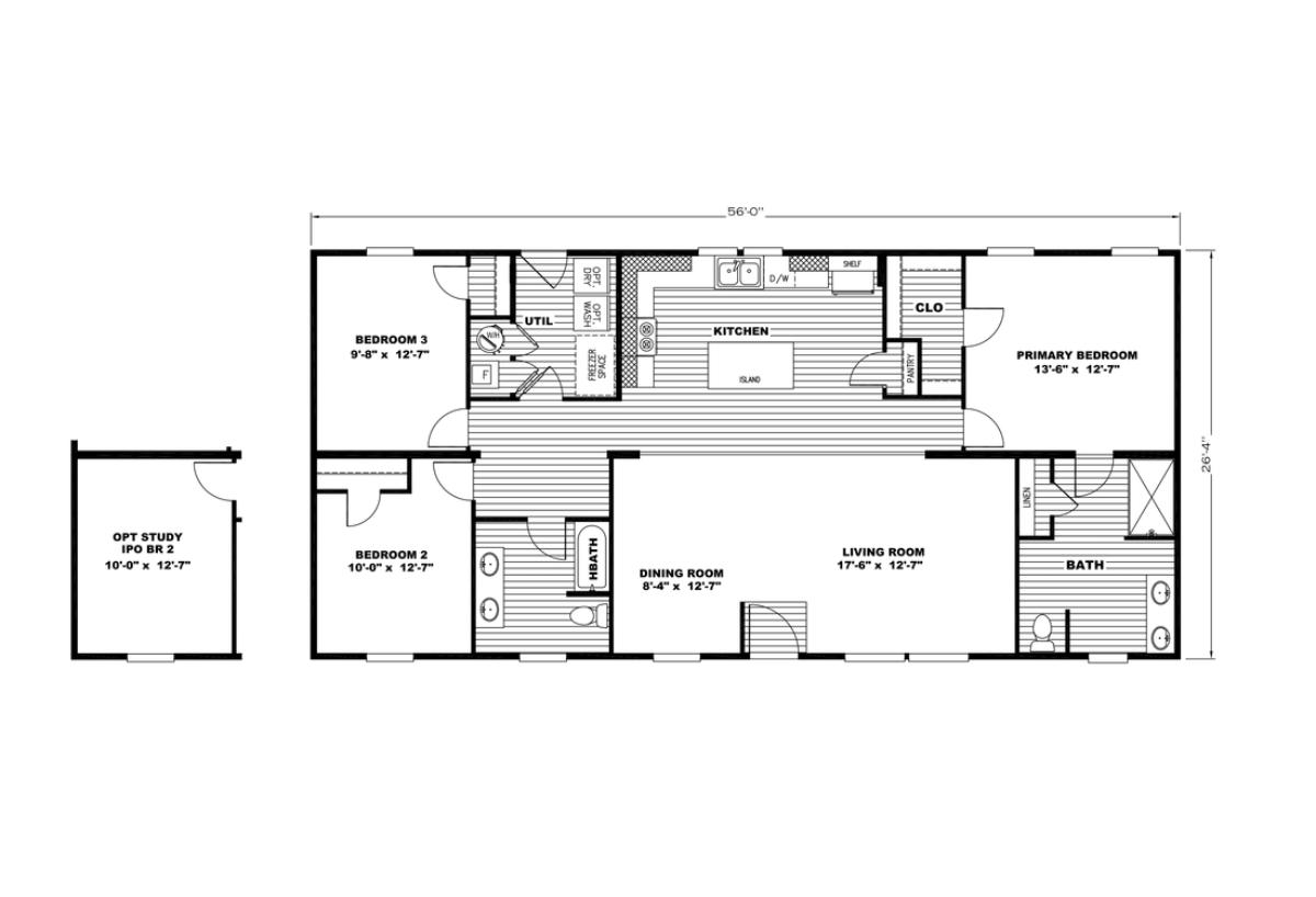 Legend 28X56 Coastal Breeze II 29LEG28563CH By Clayton Oxford Marty Wright Home Sales Anderson SC