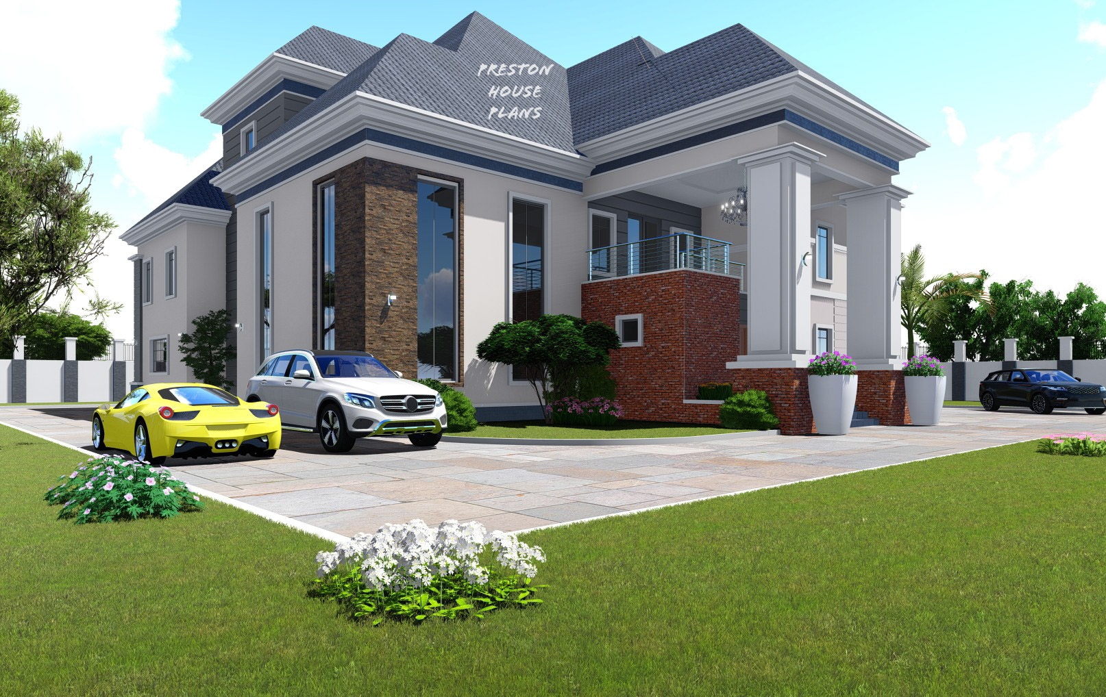 Luxurious 6 Bedroom Duplex Preston House Plans Luxurious 6 Bedroom Duplex Preston House Plans