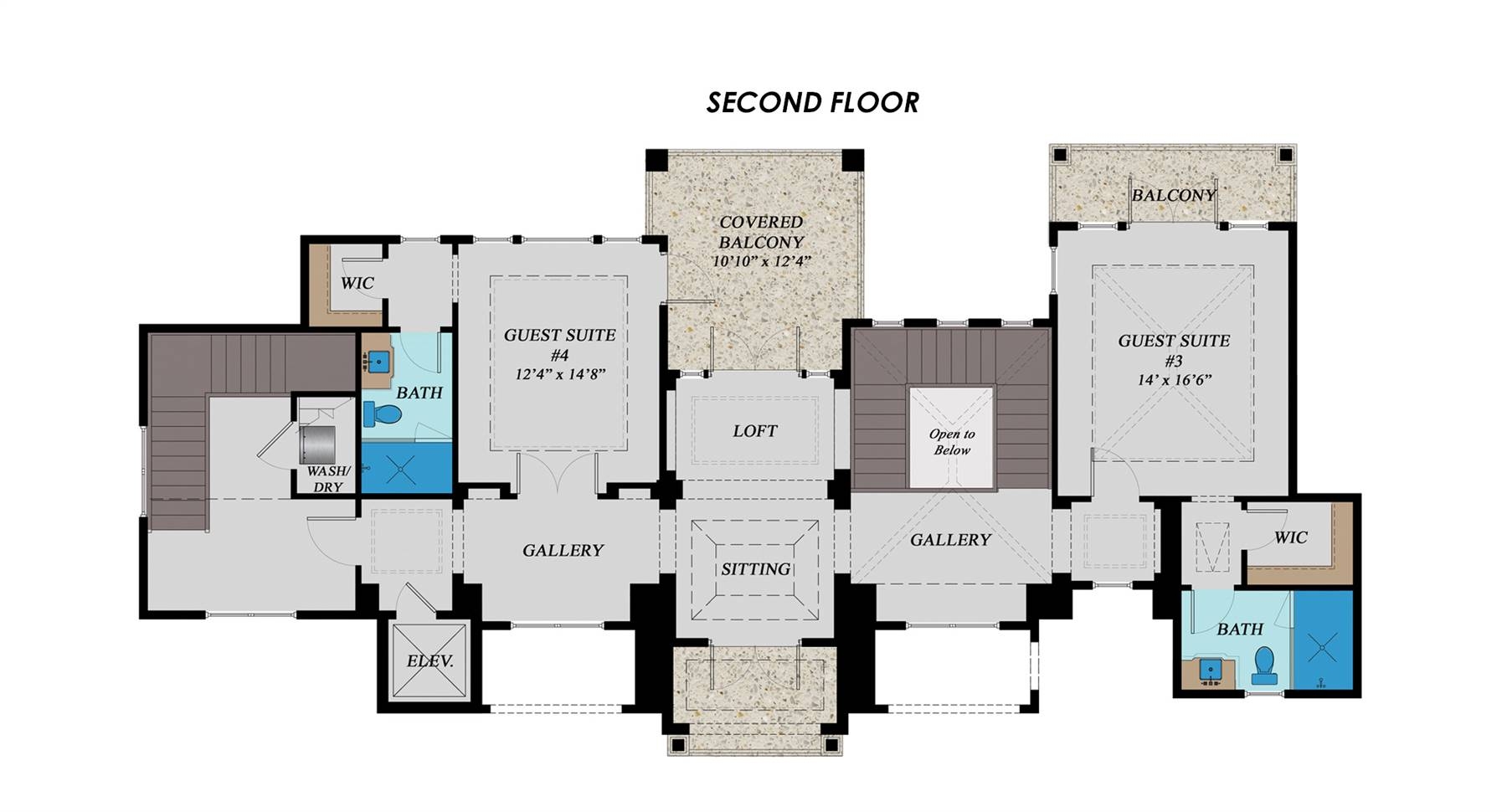 Luxury 4 Bedroom Florida Beach Style House Plan 7534 Plan 7534