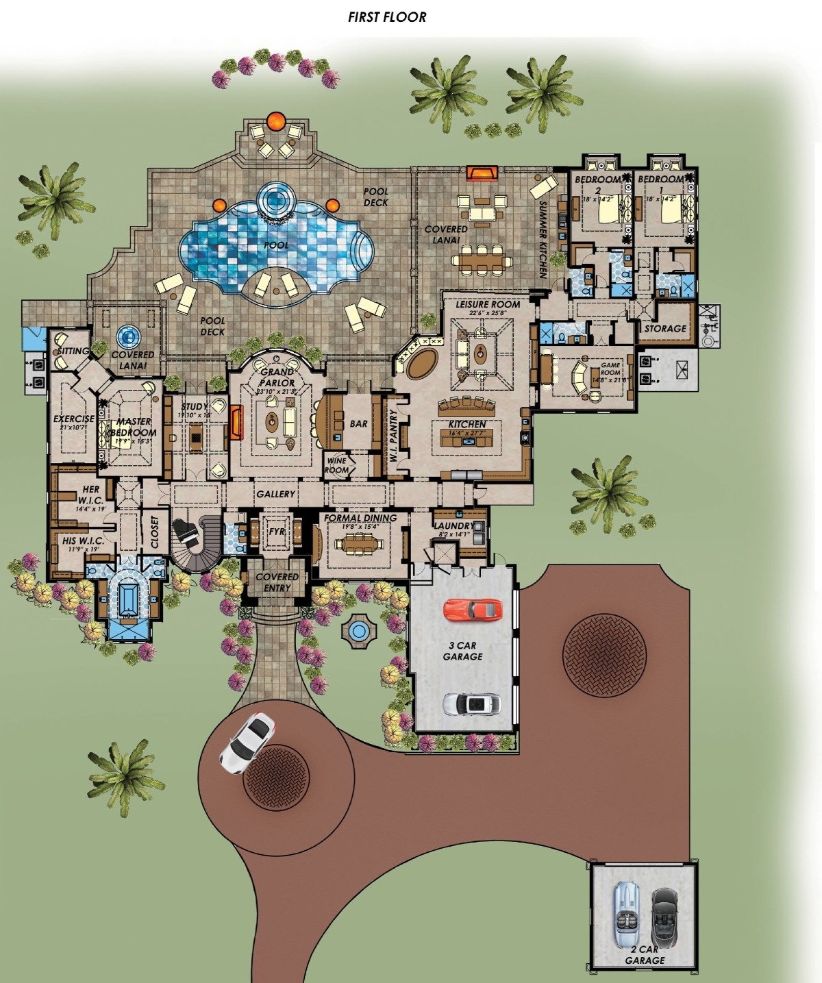 Luxury Mediterranean Mansion Style House Plan 9449 Plan 9449 Luxury Mediterranean Mansion Style House Plan 9449 Plan 9449