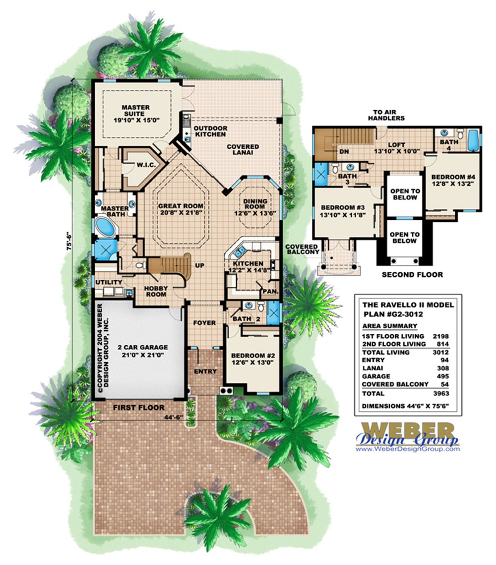 Mediterranean House Plan Luxury Contemporary Narrow Lot Home Plan