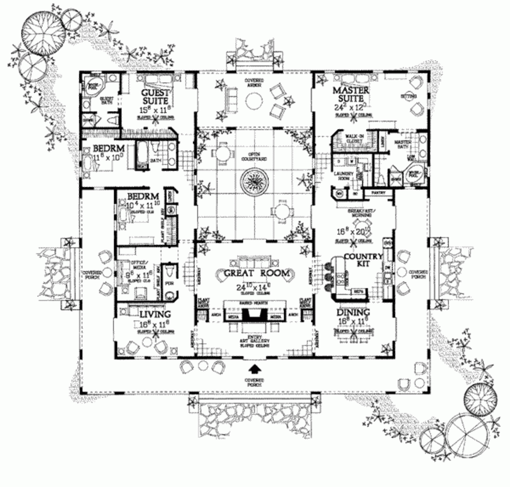 Mediterranean Style House Plan 4 Beds 3 5 Baths 3163 Sq Ft Plan Mediterranean Style House Plan 4 Beds 3 5 Baths 3163 Sq Ft Plan