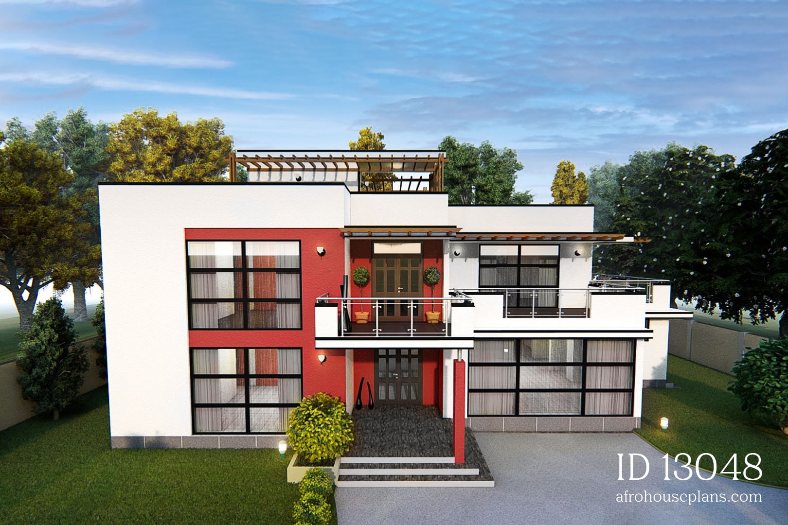 Modern 5 Bedroom House Design AfroHousePlans