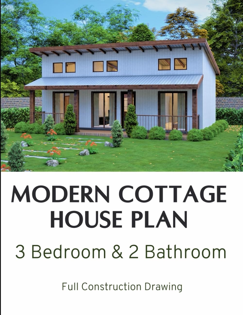Modern Cottage House Plan 3 Bedroom U0026 2 Bath Room Full Construction Drawing Plan JD House Fernando Ira 9798826737804 Amazon Books Modern Cottage House Plan 3 Bedroom U0026 2 Bath Room Full Construction Drawing Plan JD House Fernando Ira 9798826737804 Amazon Books