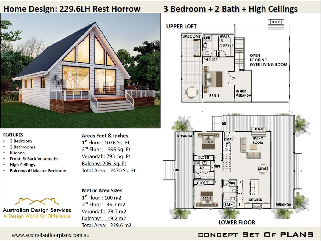 Modern Country Cottage Plans Your Perfect 3 bedroom Cabin With Loft Etsy Modern Country Cottage Plans Your Perfect 3 bedroom Cabin With Loft Etsy